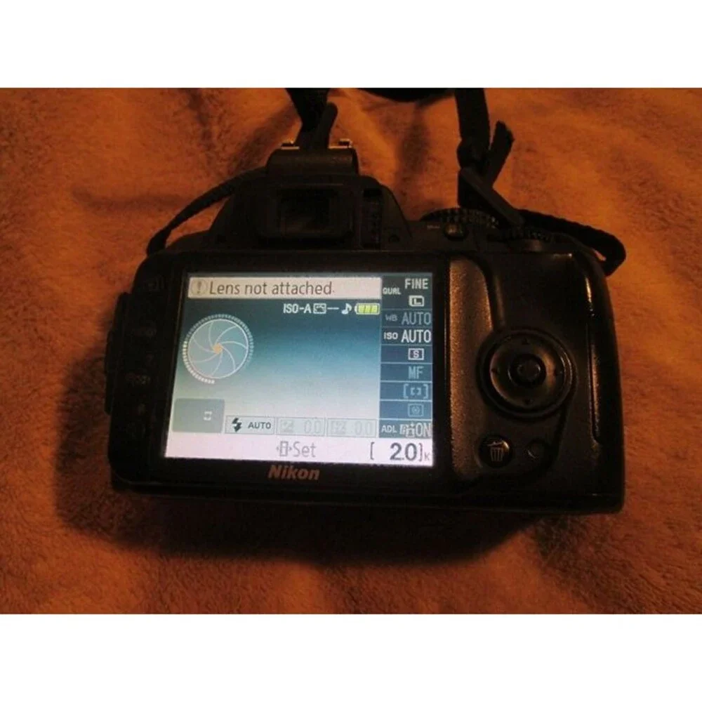 Nikon D3000 With Bag And Accessories
